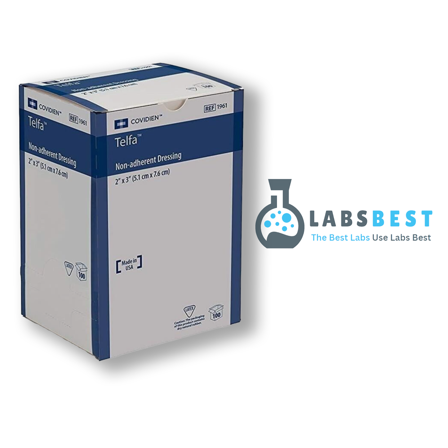 Covidien™ Telfa Non-Adherent Dressing 2" x 3" - Box of 100