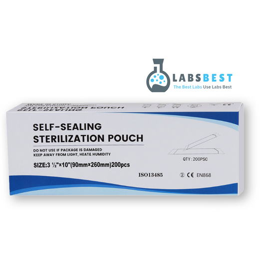 Labs Best 3.5" x 10" Self-Sealing Sterilization Pouches - Autoclave Bags are meticulously designed for clinical dermatology settings