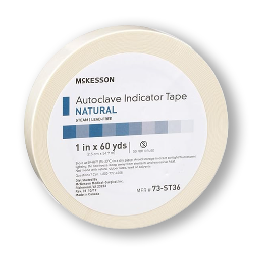 McKesson Autoclave Indicator Tape 1" x 60Yds