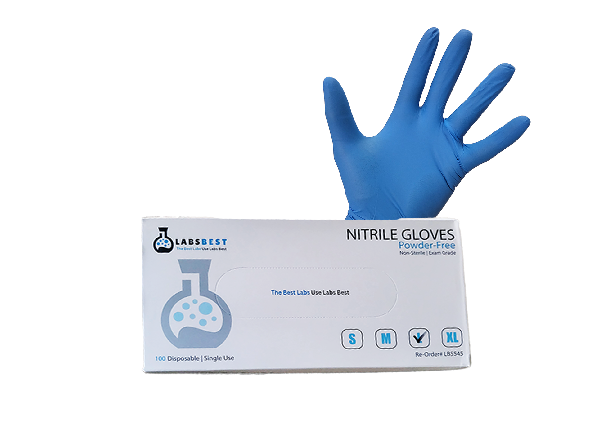 Labs Best Nitrile Gloves Available in (XS|S|M|L|XL)