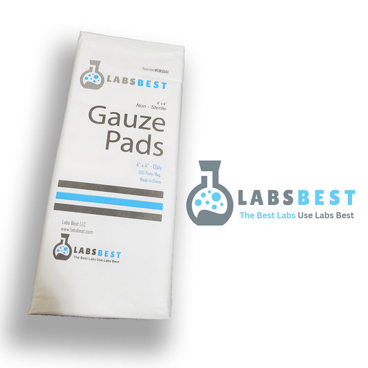 Labs Best Gauze Pads Non-Sterile Woven 4x4x12 ply (200/PK)