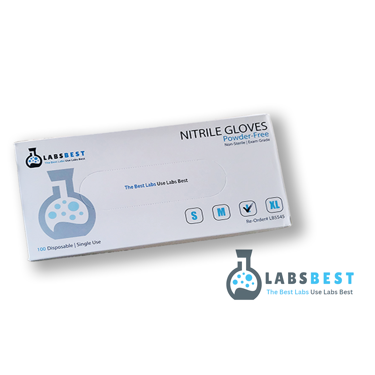 Labs Best Nitrile Gloves Available in (XS|S|M|L|XL)